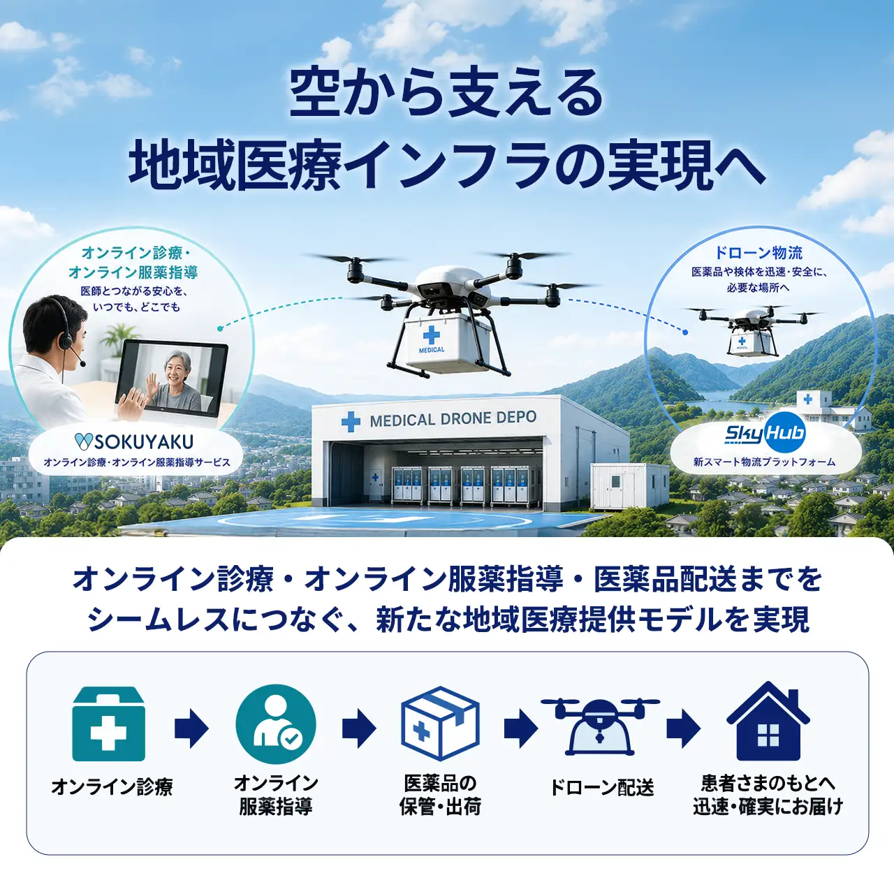 ドローンプレス,地域インフラ,ジェイフロンテイア,エアロネクスト
